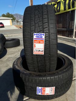 2 Continental Used Tires 255/45/20