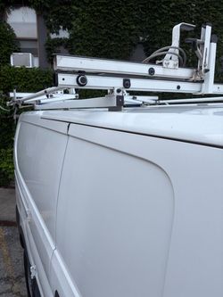 Van Roof Ladder Rack System Prime Design Ergorack Enclosed Service Body/ Dual Drop down