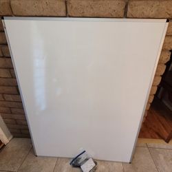 VIZ-PRO Dry Erase Board/Whiteboard - Large Hanging Wall Board