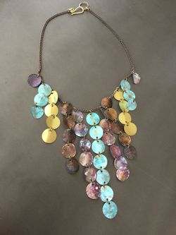 Anthropologie necklace gorgeous! Copper shades of turquoise
