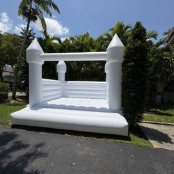 White Bounce House 