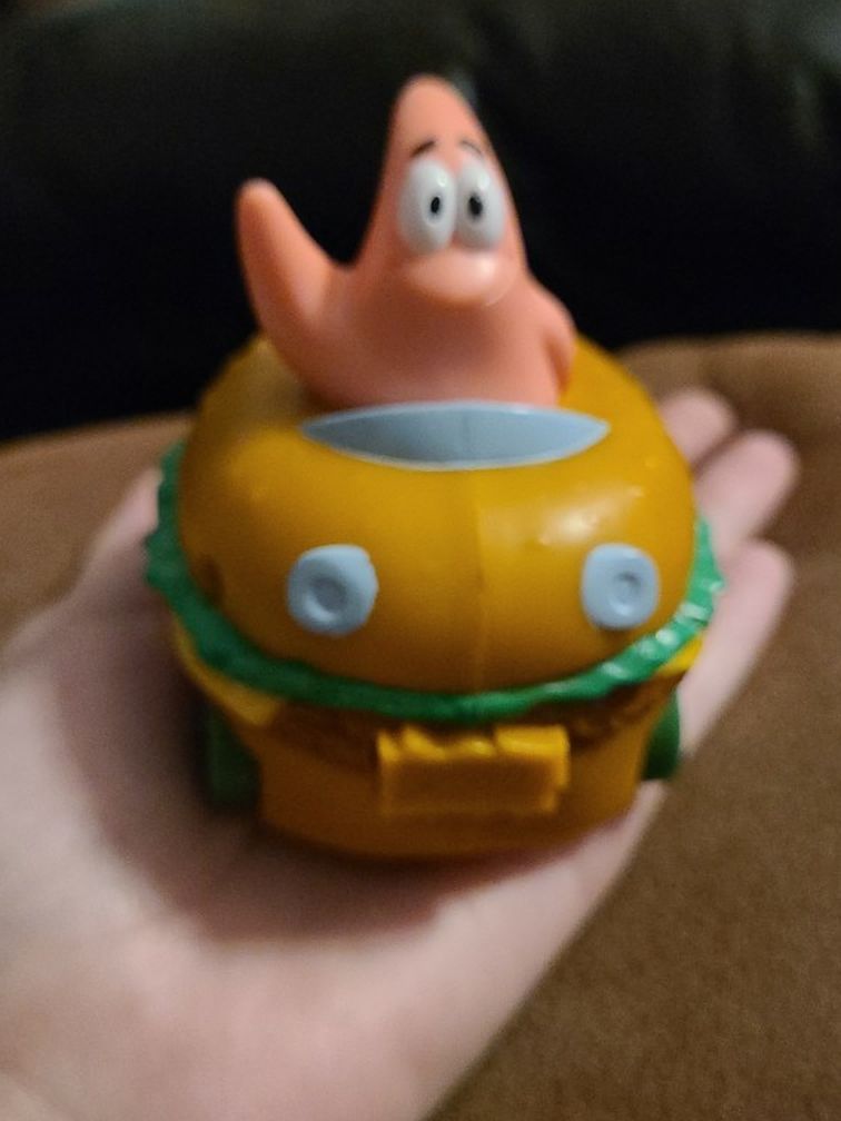 Spongebob Squarepants Burger King Toy Patrick Patty Wagon 2004 Figure Kid Meal