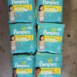 Pampers Swaddlers – $7.00 Per Pack (Assorted Sizes)
