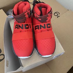 New And1 Boy Red Shoes 
