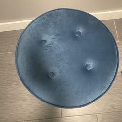 Blue Ottoman / Foot Stool