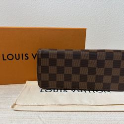 Louis Vuitton Damier Ebene Clemence Wallet