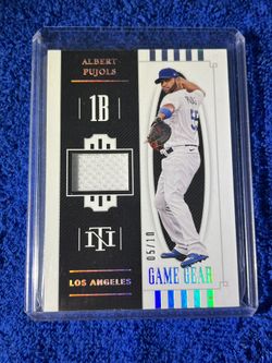 Los Angeles Dodgers Albert Pujols 3 Card Lot