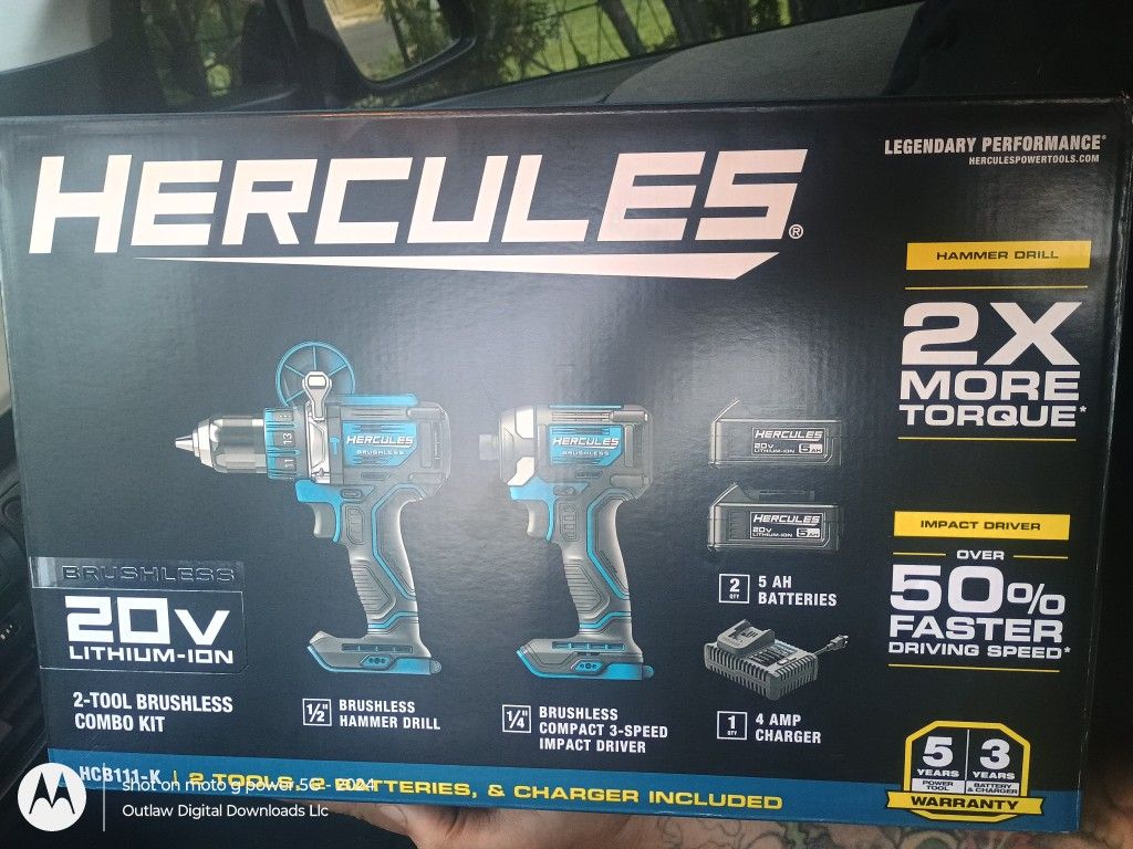 20v Brushless 2 Tools 2 Batteries And Charger Included