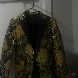Gold And Black Tuxedo 