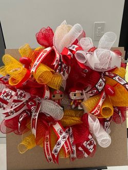Custom Kansas City Chiefs Wreath