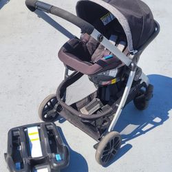 Graco Adjustable Baby Stroller Carriage - 3 In 1 - Car Booster, Car Seat, Carriage - Snugride 35 Lite Dlx