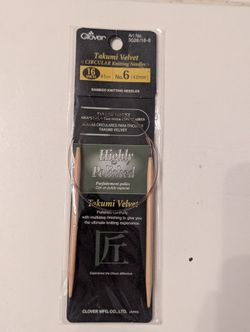Vintage and Retired Takumi Velvet Circular Knitting Needles – No. 6 (4.0 mm), 16"  – Clover Bamboo