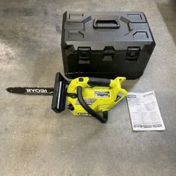 Ryobi RY40509VNM 40V Volt 12" Cordless Top Handle Chainsaw & Hard Carry Case