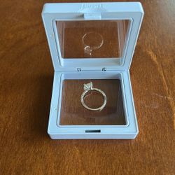 Moissanite Engagement Ring