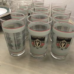 Kentucky Derby 130 Glasses Set of 10