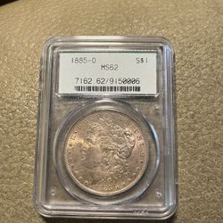 1885-0 Morgan Silver Dollar 