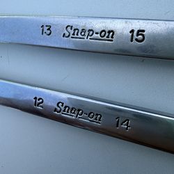 Snap-on Wrench Set 12-14 13-15 USA