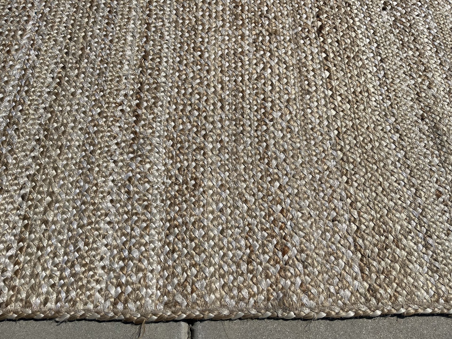 Jute Rug 6’x9’ Pier 1 Imports 100% Jute Beige Tan