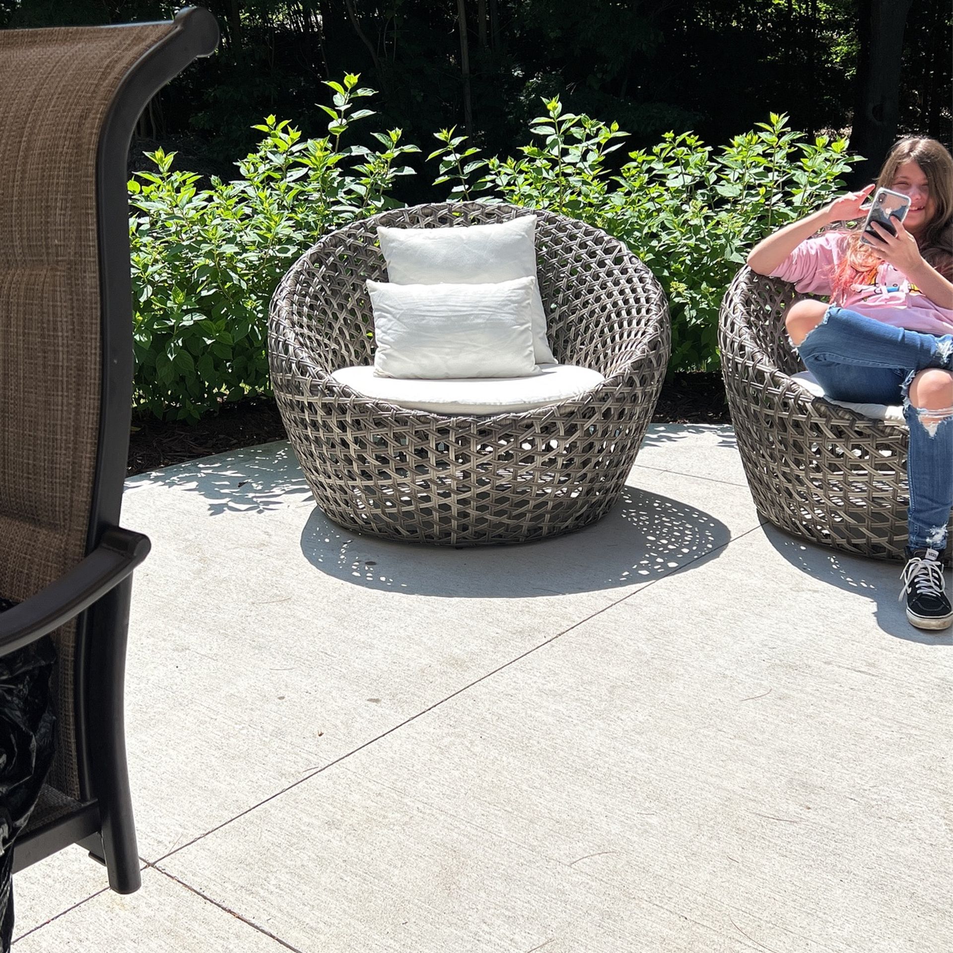Mason Wicker Cocoon Chair S