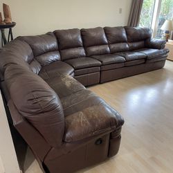 Leather Living Room Set (Futon)