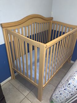 Beautiful wooden crib