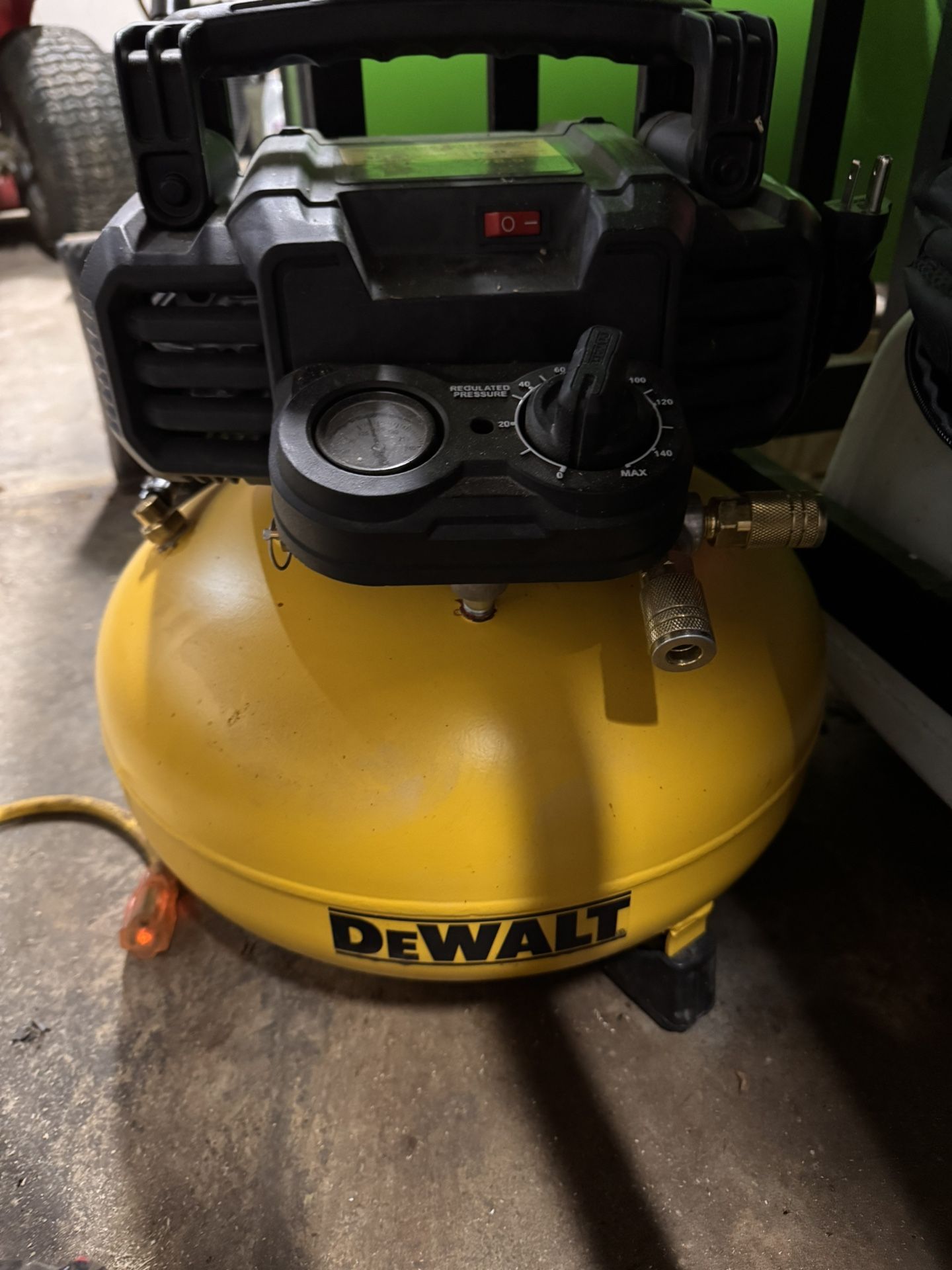 Dewalt Air Compressor Plus Hose And Nail Gun