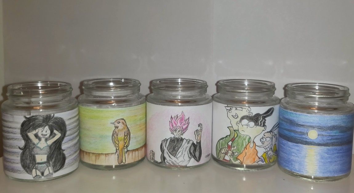 Glass jar containers