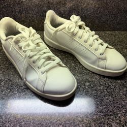 White Adidas Shoes - Used - Size 10