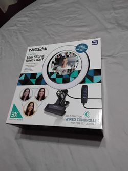 Nizoni 3-Mode USB Selfie Ring Light