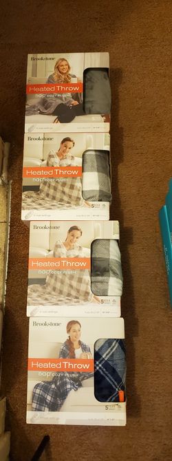 Brookstone Heated Throw