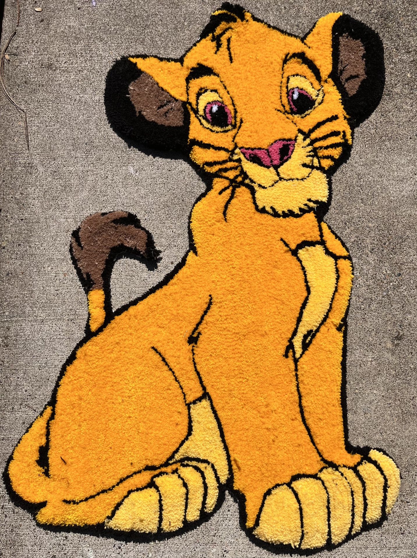 Lion King Simba Rug