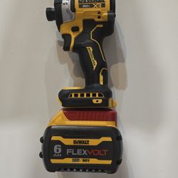 Dewalt 20v XR 3-Speed Impact Driver With 6Ah Battery (No Charger) 