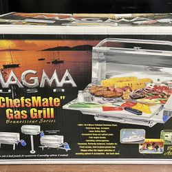 NEW Magma A10-803 ChefsMate Connoisseur Propane Gas Grill. RV Grill. Camping grill. Boat grill