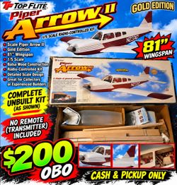 ✈️ **TOP FLITE PIPER ARROW II – GOLD EDITION** ✈️