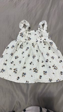 White floral dress
