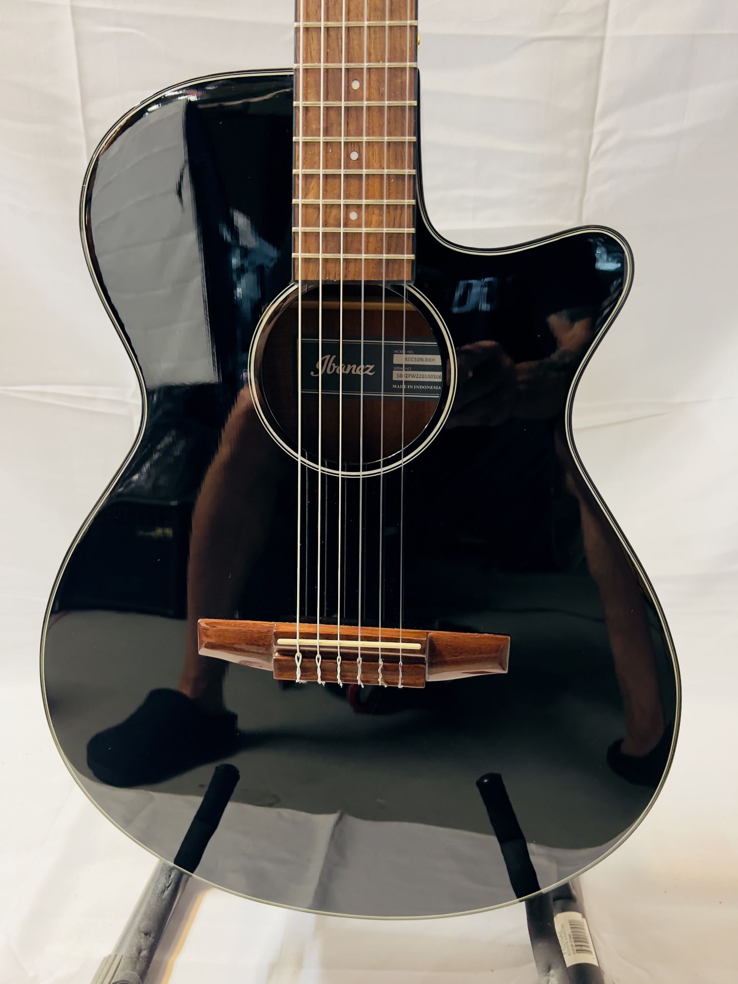Ibanez AEG50N Black Classical Acoustic Electric Guitar