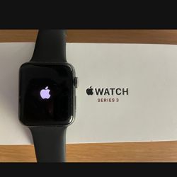Apple Watch Series 3 - 42 mm, Space Gray, Black Sport (GPS + Cellular / Model A1861)