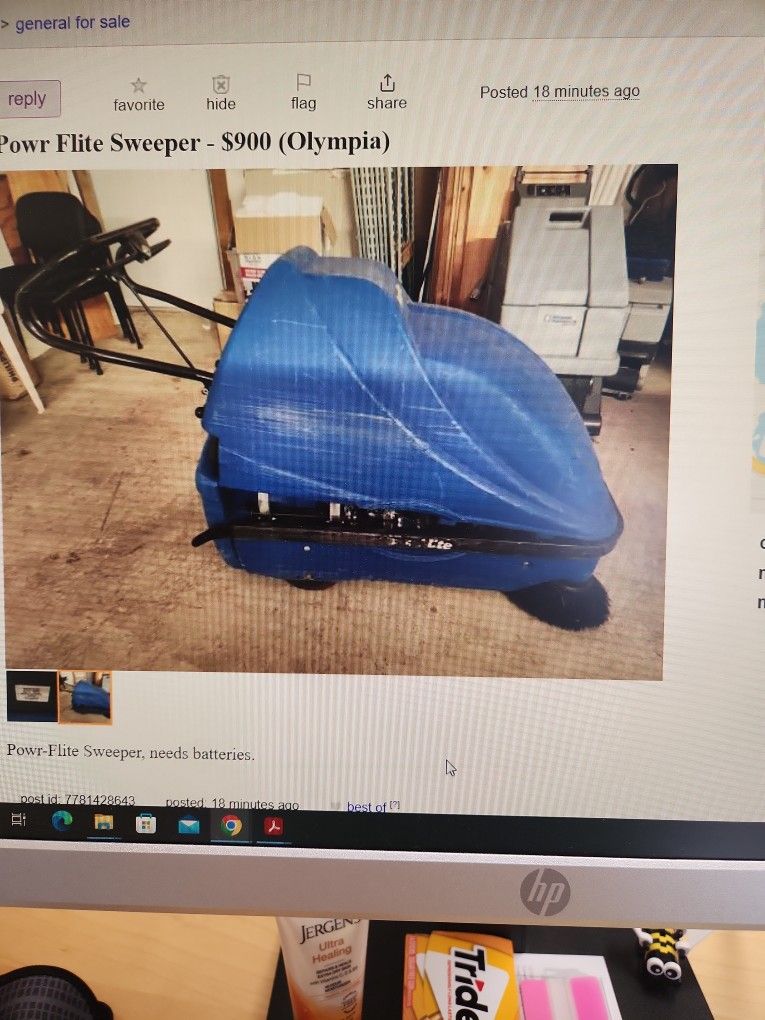 Powr Flite Floor Sweeper