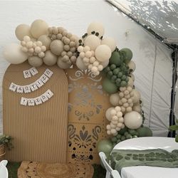 7x4 ft Wood Panel/ Mexican Theme