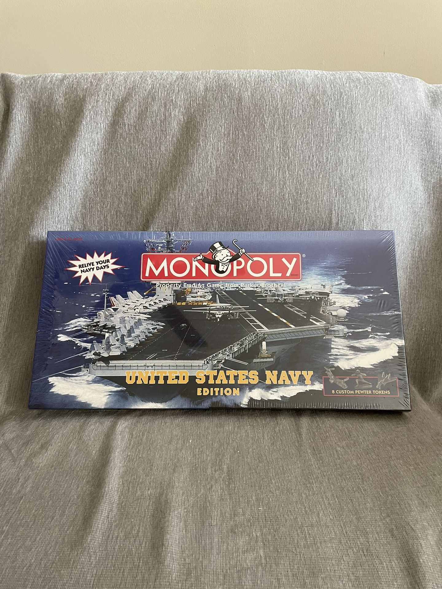 1998 Monopoly US Navy Board Game (Sealed - Never Been Used) 