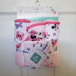 Minnie Mouse Towels & Washcloths Set