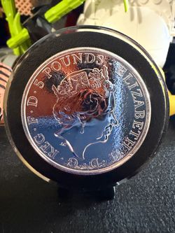 2017 Great Britain 2 oz Silver Queen's Beasts The Dragon