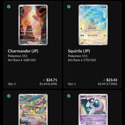 Pokemon Card Collection Japanese 