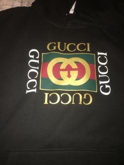 Black Gucci hoodie