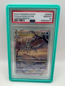 2023 Pokemon Sword and Shield Crown Zenith Full Art / Glaceon Vstar #GG40