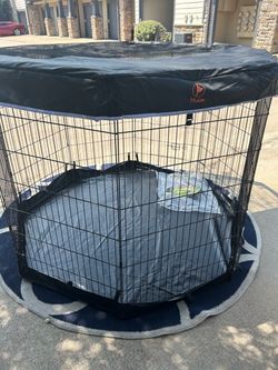 🐾 PJYuCien 42" Metal Pet Playpen! 🐾