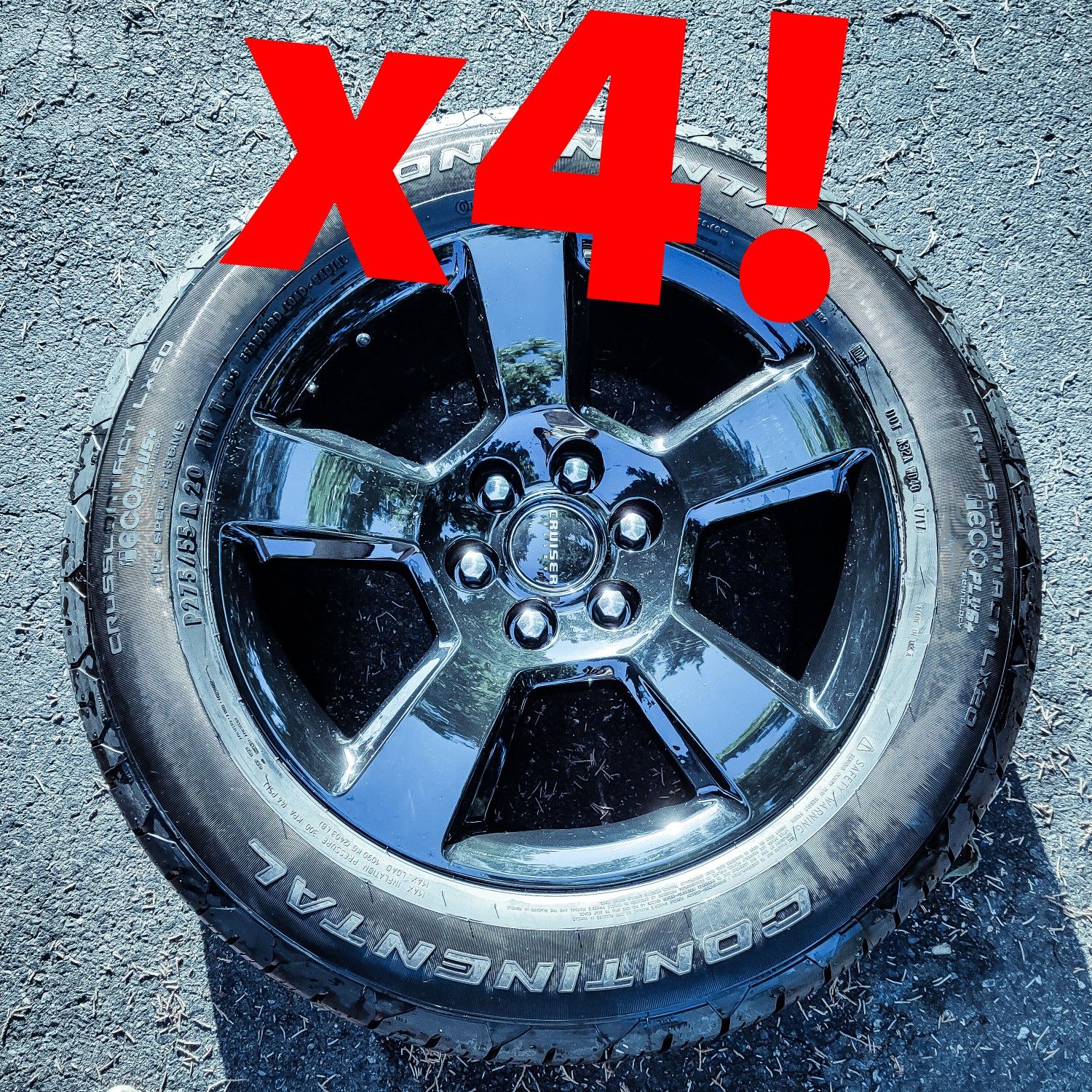 BRAND NEW! Factory Chevrolet jet black Rims 22" x4! (Comes with tires, wheel nuts, and wheel caps) GREAT DEAL!!!