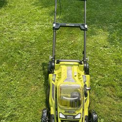 Ryobi Battery Push Lawn Mower 