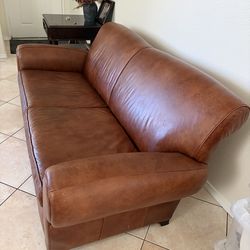 Love seat leather original 77x38
