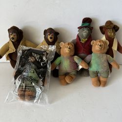 Disney The Country Bears 6” McDonald’s Plush Lot of 7, 2002